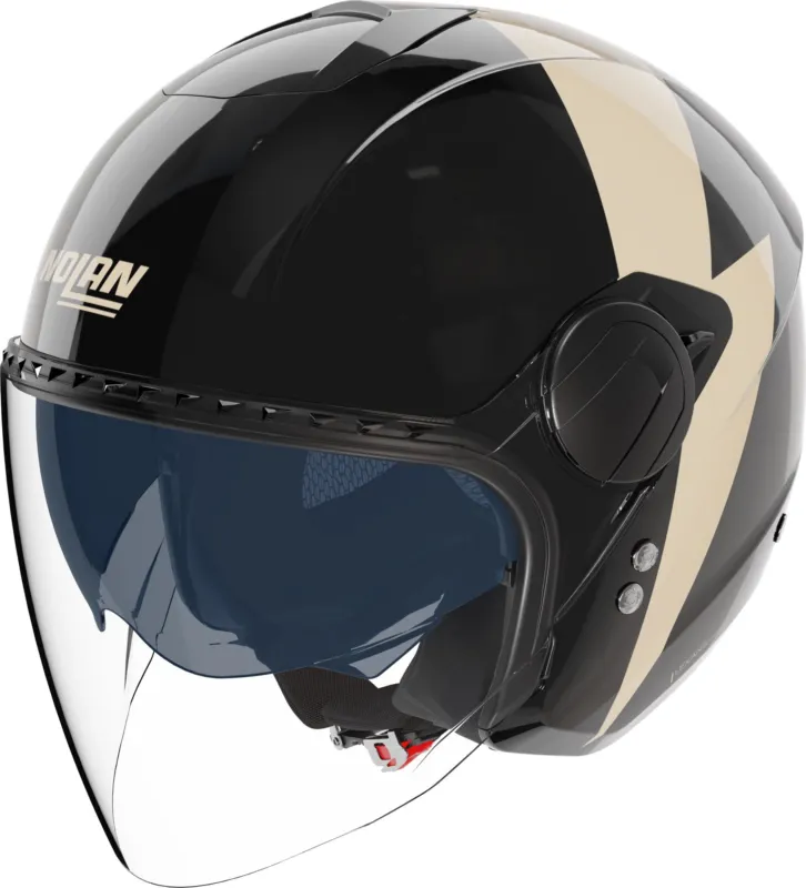 Nolan N20-2 Visor Impeto Jet Helmet Černá/béžová - L (60) Nová Kolekce