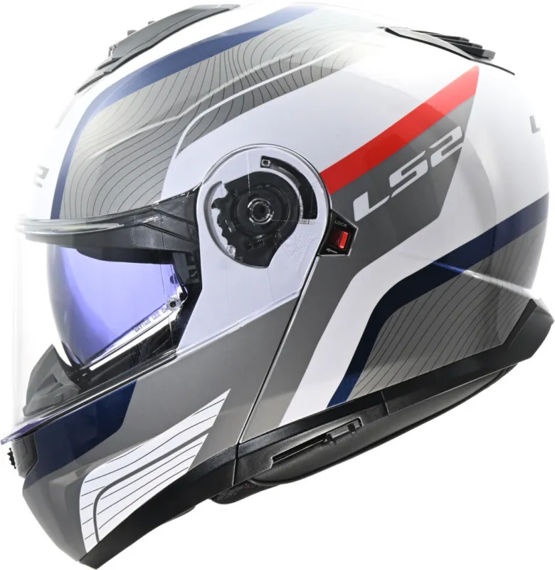 Expresní Doručení LS2 FF908 Strobe II Monza Přilba bílá/modrá/červená - L (59/60)