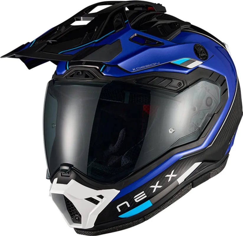 Nexx X.Rally Raid Carbon Enduro helma černá/modrá/bílá - L (59/60) Přímo Od Výrobce