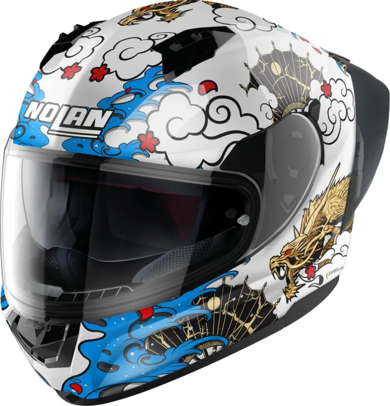 Nolan N60-6 Sport Wyvern Přilba Bílá/zlatá - XS (55) Akční Cena