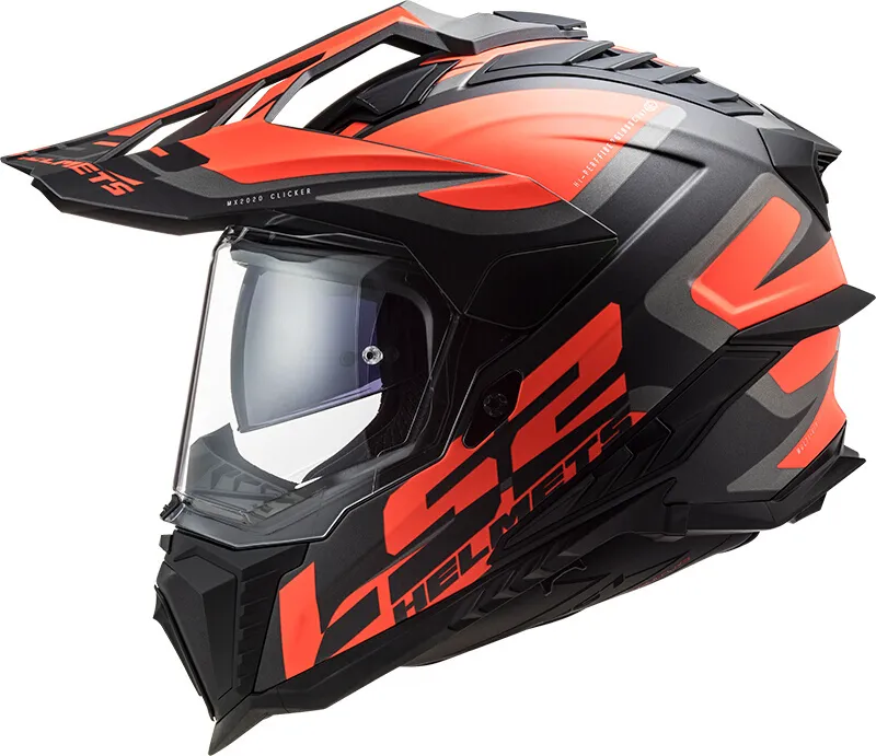 Akční Cena LS2 MX701 Explorer Alter Matt Motokrosová přilba černá matná/oranžová - S (55/56)