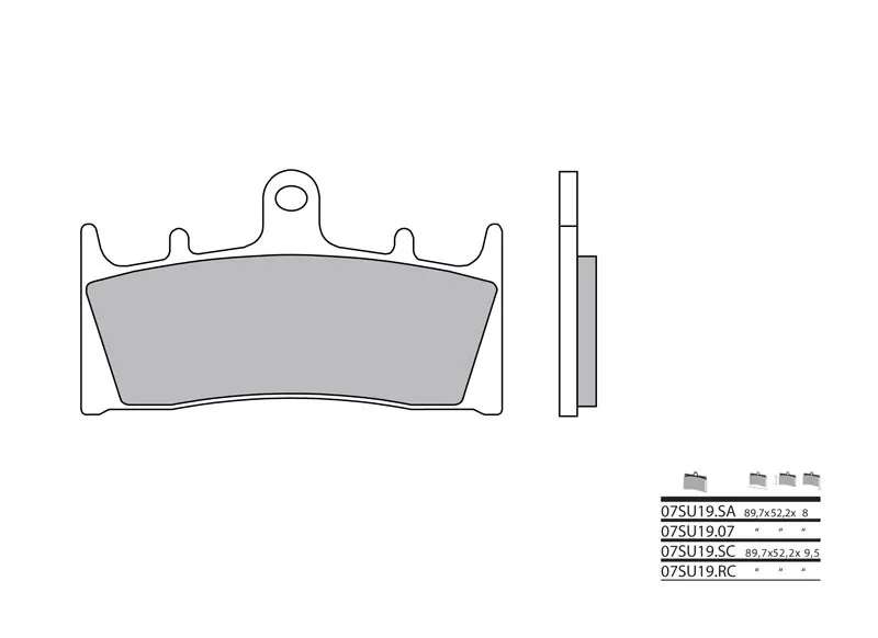 Aktuální Brembo S.p.A. Silniční brzdové destičky slinuté kov - 07SU19LA - Brembo S.p.A. Silniční brzdové destičky slinuté kov - 07SU19LA ► koupit online na FC-Moto