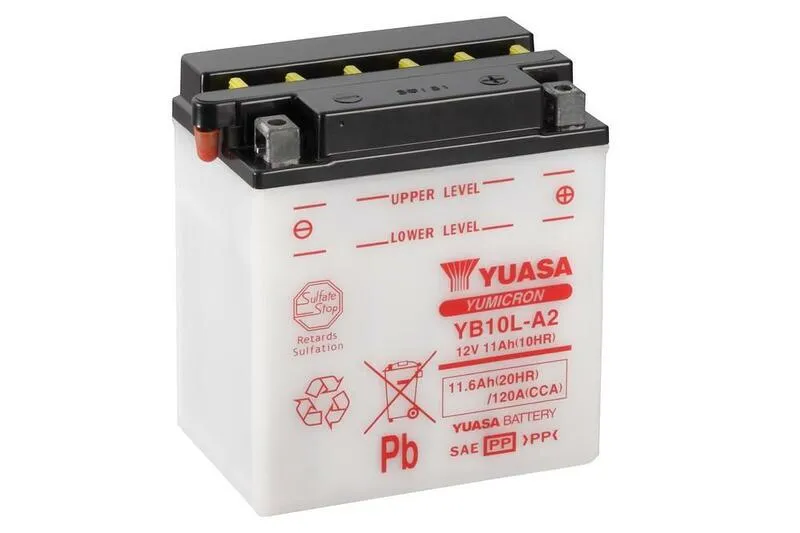 Top Prodej YUASA YUASA konvenční baterie YUASA bez kyselého obalu - YB10L-A2 Baterie bez kyselého balení - YUASA