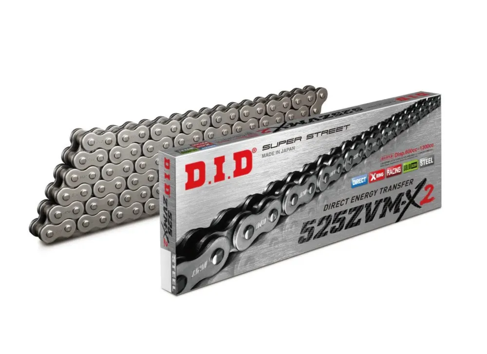 ZVM-X série X-Kroužkový řetěz D.I.D Chain 525ZVM-X2 112 článků Cenová Bomba