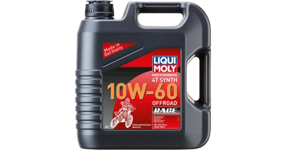 LIQUI MOLY Motorbike 4T Synth 10W60 Offroad Race, plně syntetický motorový olej 4 l Akční Nabídka