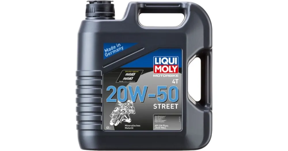 Sezónní Sleva LIQUI MOLY Motorbike 4T 20W50 Street, minerální motorový olej 4 l
