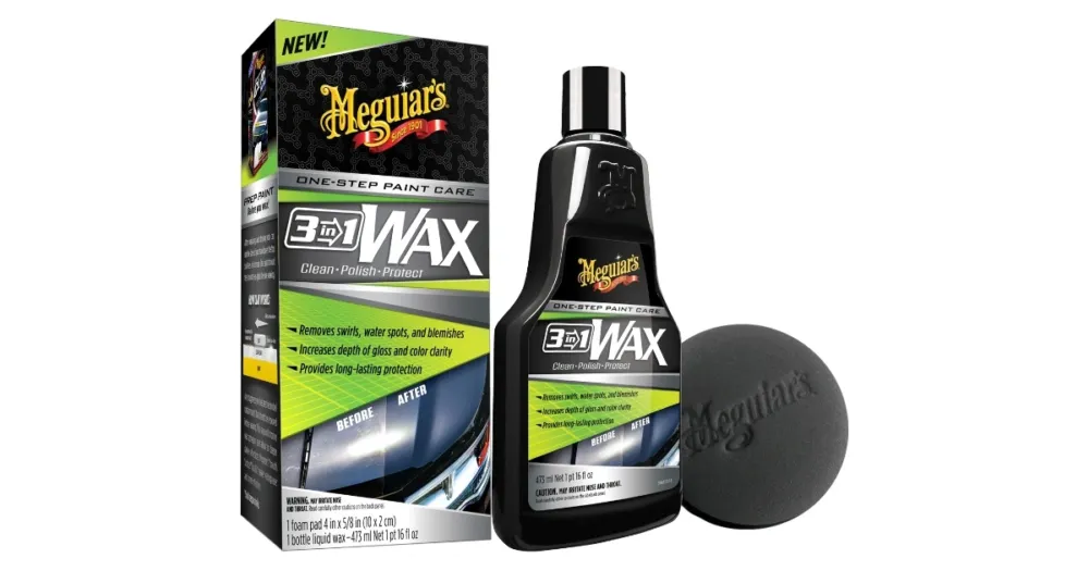 Omezená Nabídka MEGUIARS 3v1 Wax - leštěnka s voskem, 473 ml