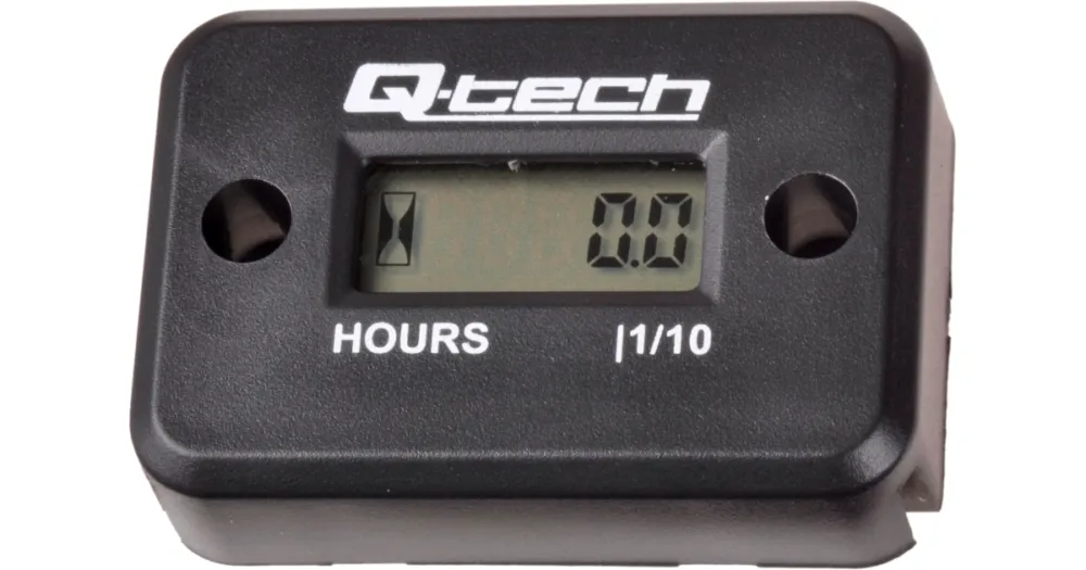 Měřič motohodin, Q-TECH (černý) Must-Have