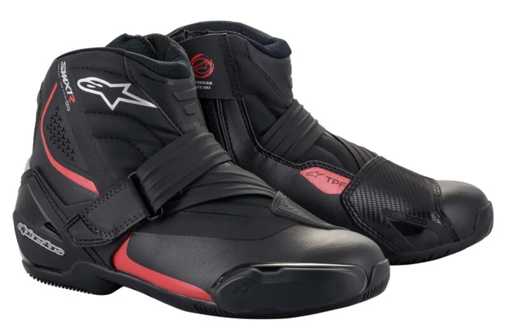 Autentický boty SMX-1 R, ALPINESTARS (černá/červená) 2026 - 38