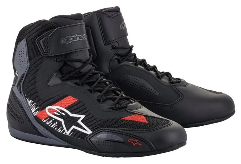 Ihned K Objednání boty FASTER-3 RIDEKNIT, ALPINESTARS (černá/šedá/červená) 2026 - 43