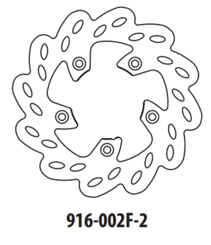 Autentický Brzdový kotouč GOLDFREN 916-002F-2 přední 173,5 mm