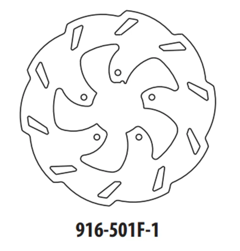 Poslední Šance Brzdový kotouč GOLDFREN 916-501F-1 přední 220 mm
