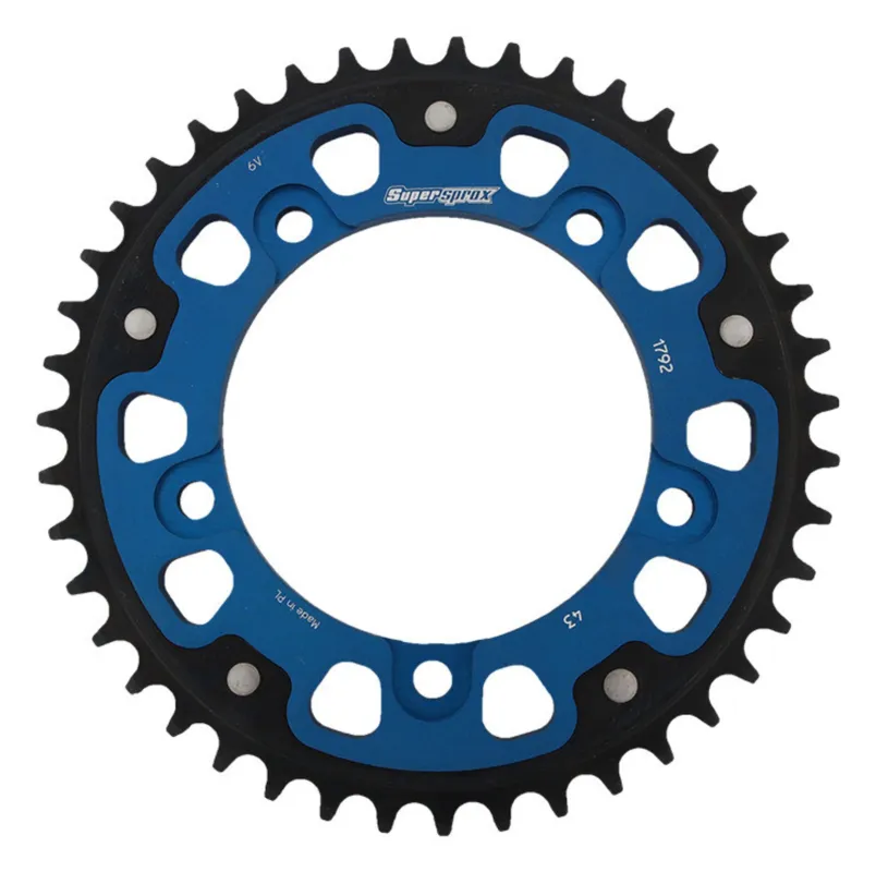 Akce Řetězová rozeta SUPERSPROX STEALTH RST-1792 43-BLU modrá 43 zubů, 525