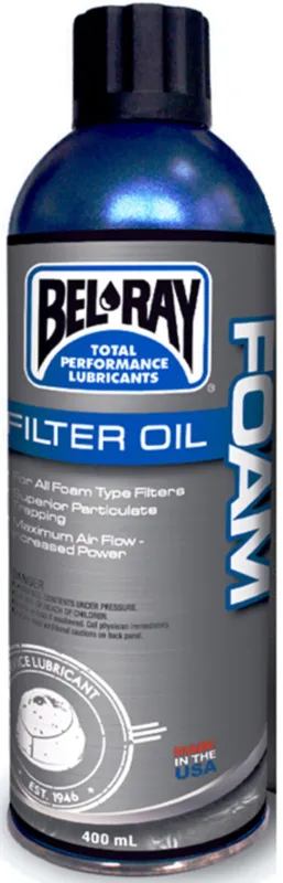 Olej na filtr Bel-Ray FOAM FILTER OIL (400ml sprej) Sezónní Sleva