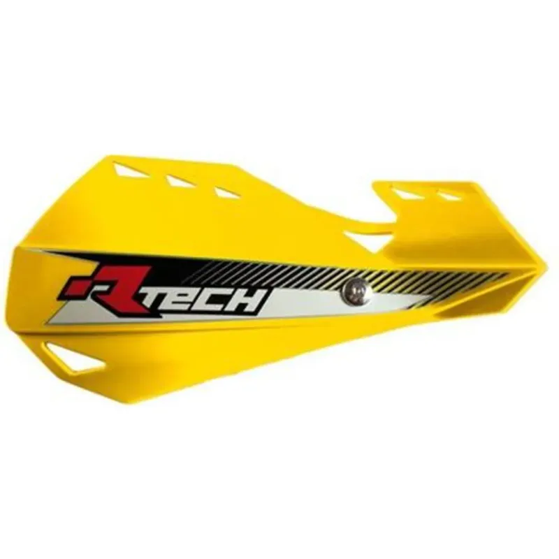 Bezpečná Platba Univerzální chrániče rukou, handbary, žluté, upevnění na řídítka, Racetech DUAL EVO KITPMDUGI14
