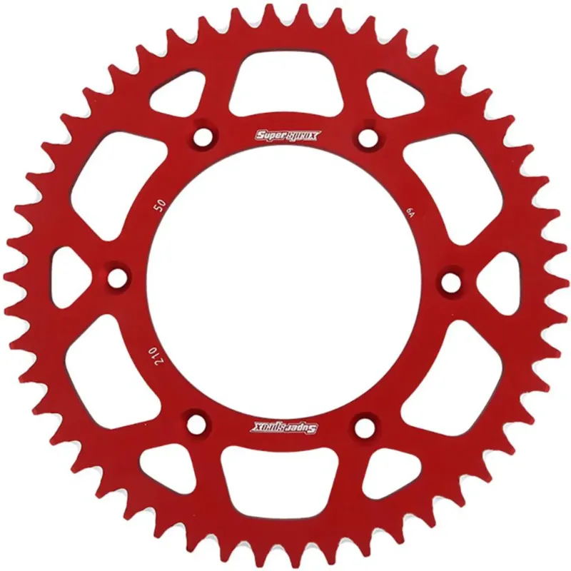 Zadní rozeta 520 50 zubů, Supersprox 289 (JTR210), hliníková 7075-T6 ERGAL, červená Ihned K Objednání