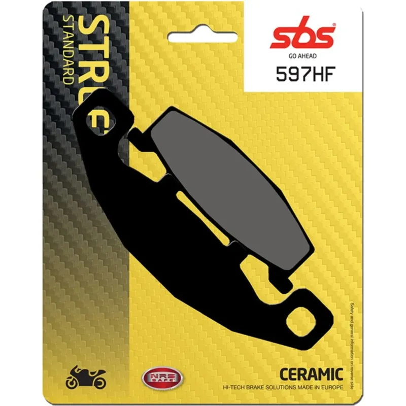 Autentický Keramické brzdové destičky SBS Ceramic Street 597HF