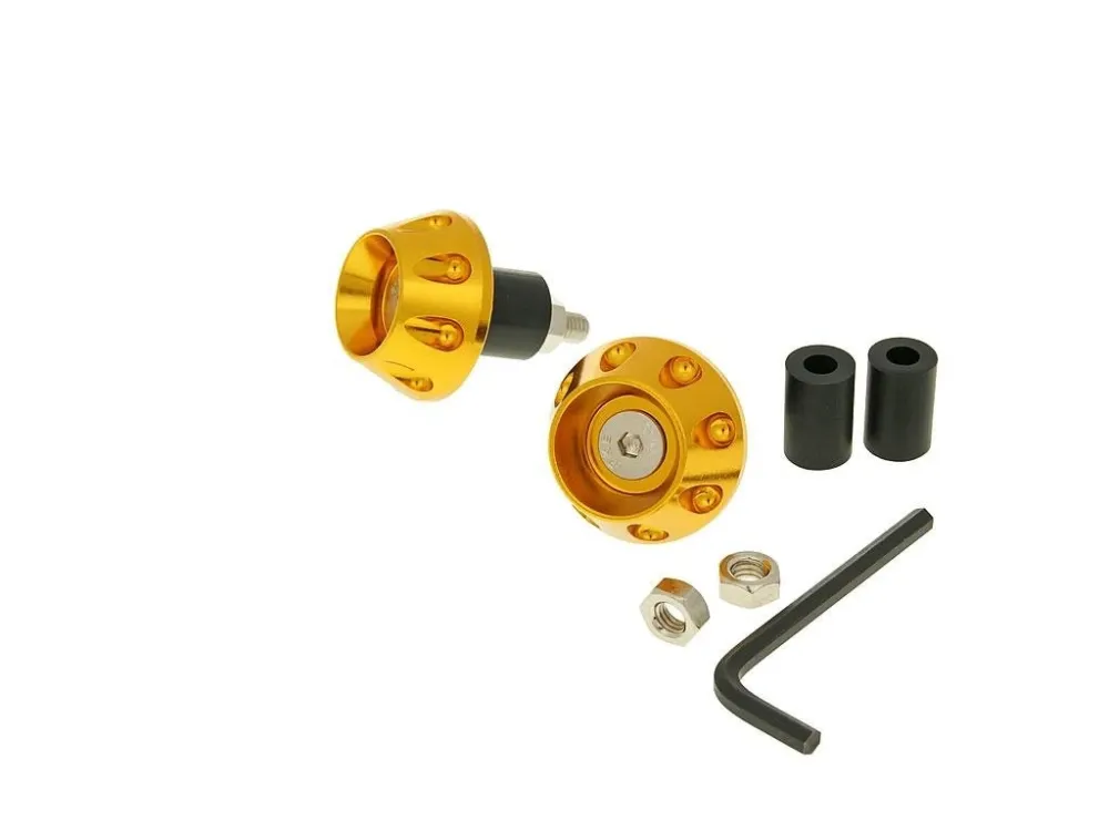 Ihned K Objednání Koncovky řidítek Flat 13,5 / 17,5mm - zlatá