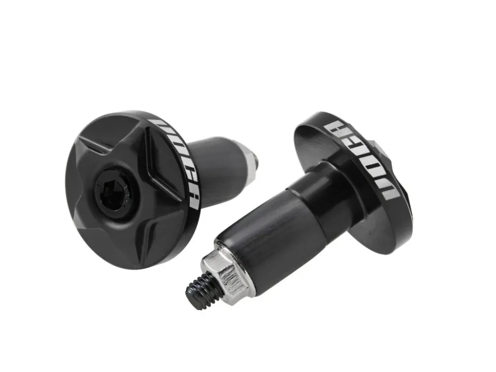Koncovky řidítek VOCA CNC 14mm - černá Must-Have