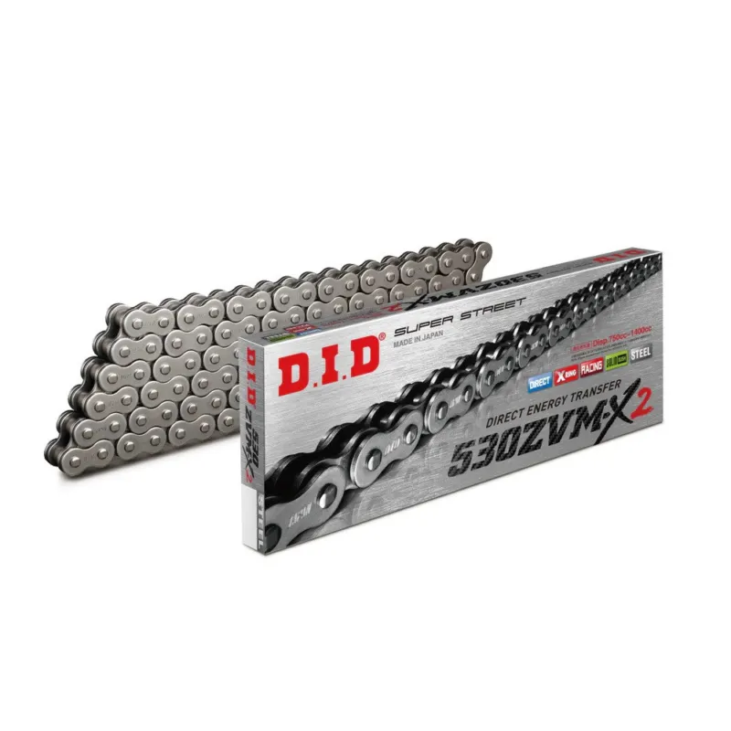 ZVM-X série X-Kroužkový řetěz D.I.D Chain 530ZVM-X 108 L Originální