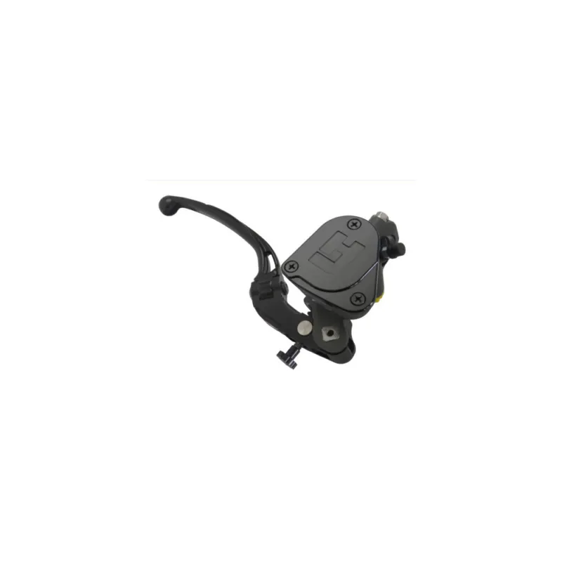 Radial brake master cylinder ACCOSSATO PRS 16 x 17-18-19 with integrated fluid reservoir and black folding lever (nut+lever) Ihned K Objednání