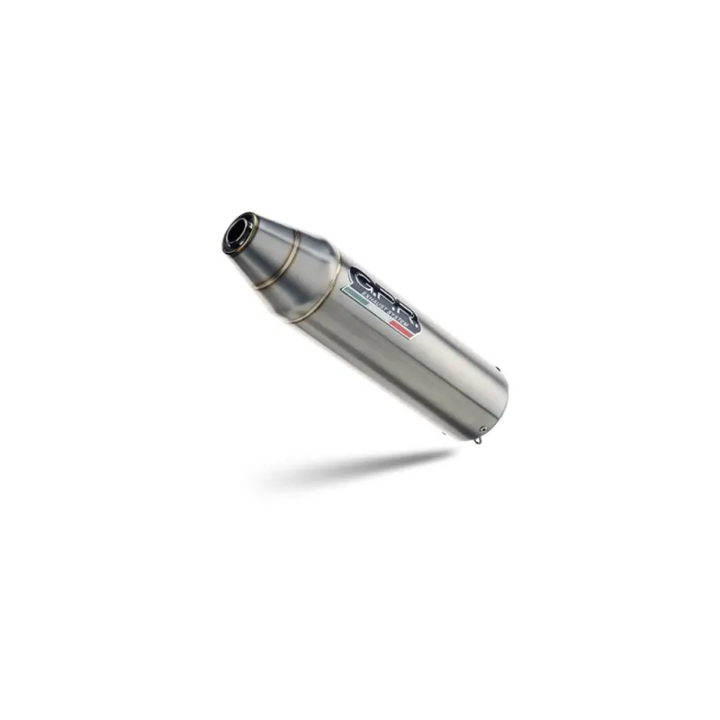 Značkový Slip-on exhaust GPR DEEPTONE ATV.28.1.DEATV Brushed Stainless steel including removable db killer and link pipe