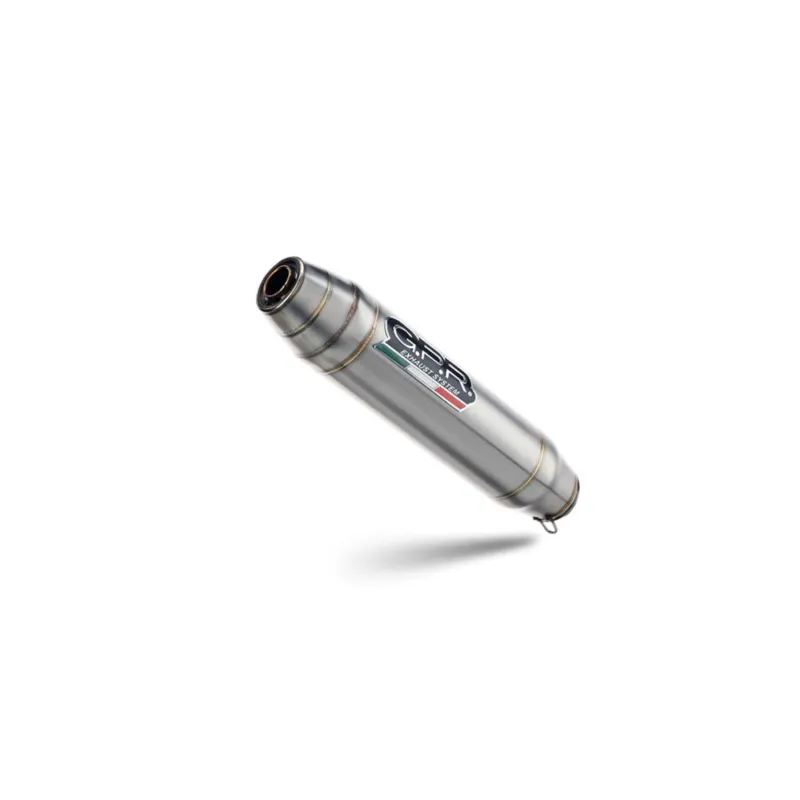 Akční Nabídka Slip-on exhaust GPR DEEPTONE CAT.96.DE Brushed Stainless steel including removable db killer, link pipe and catalyst