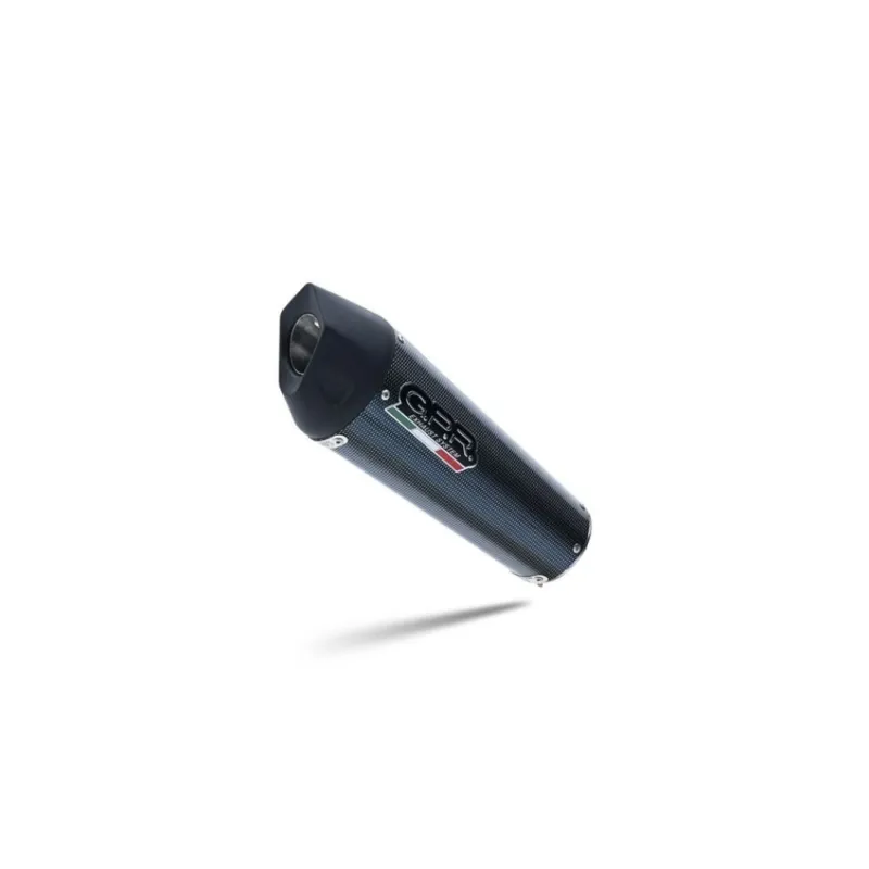 Akční Nabídka Slip-on exhaust GPR GPE ANN. CAN.6.GPAN.PO Carbon look including removable db killer and link pipe
