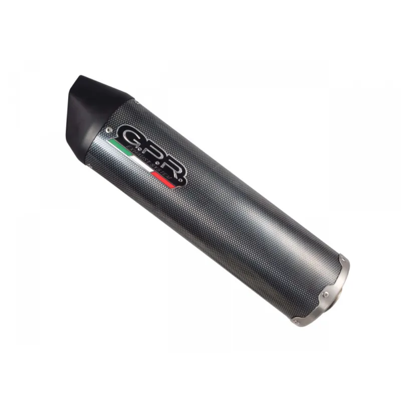 Cenový Hit Slip-on exhaust GPR FURORE CAN.1.CAT.FUPO Matte Black including removable db killer, link pipe and catalyst